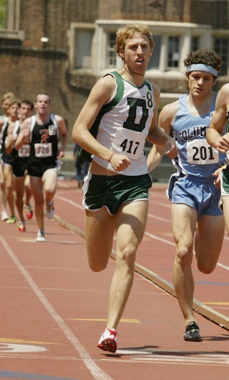 Harry Norton '08 enjoyed a stellar year on the track and in the classroom.