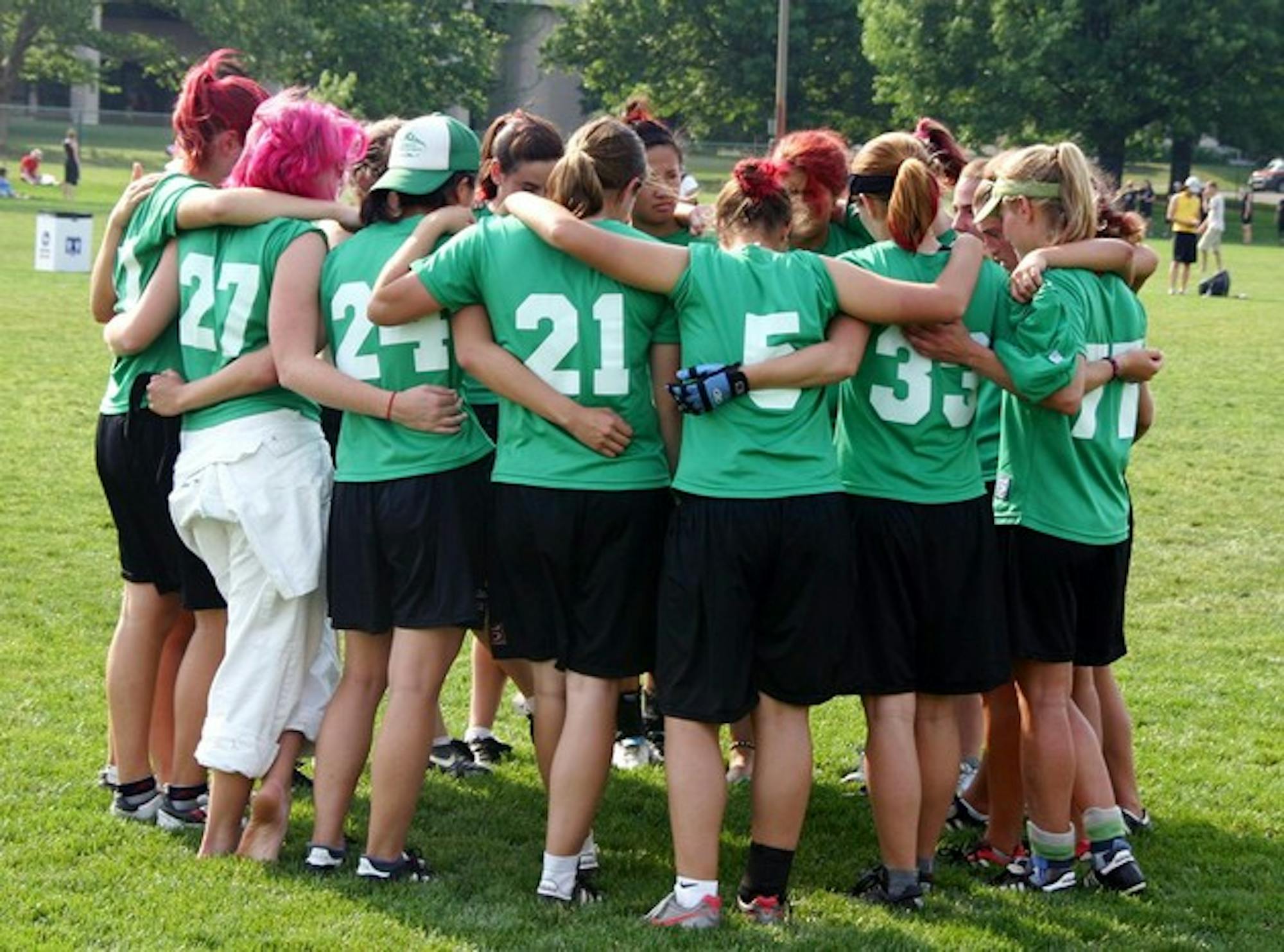 Princess Layout, the women's ultimate frisbee team, did not advance out of group play at the national tournament.
