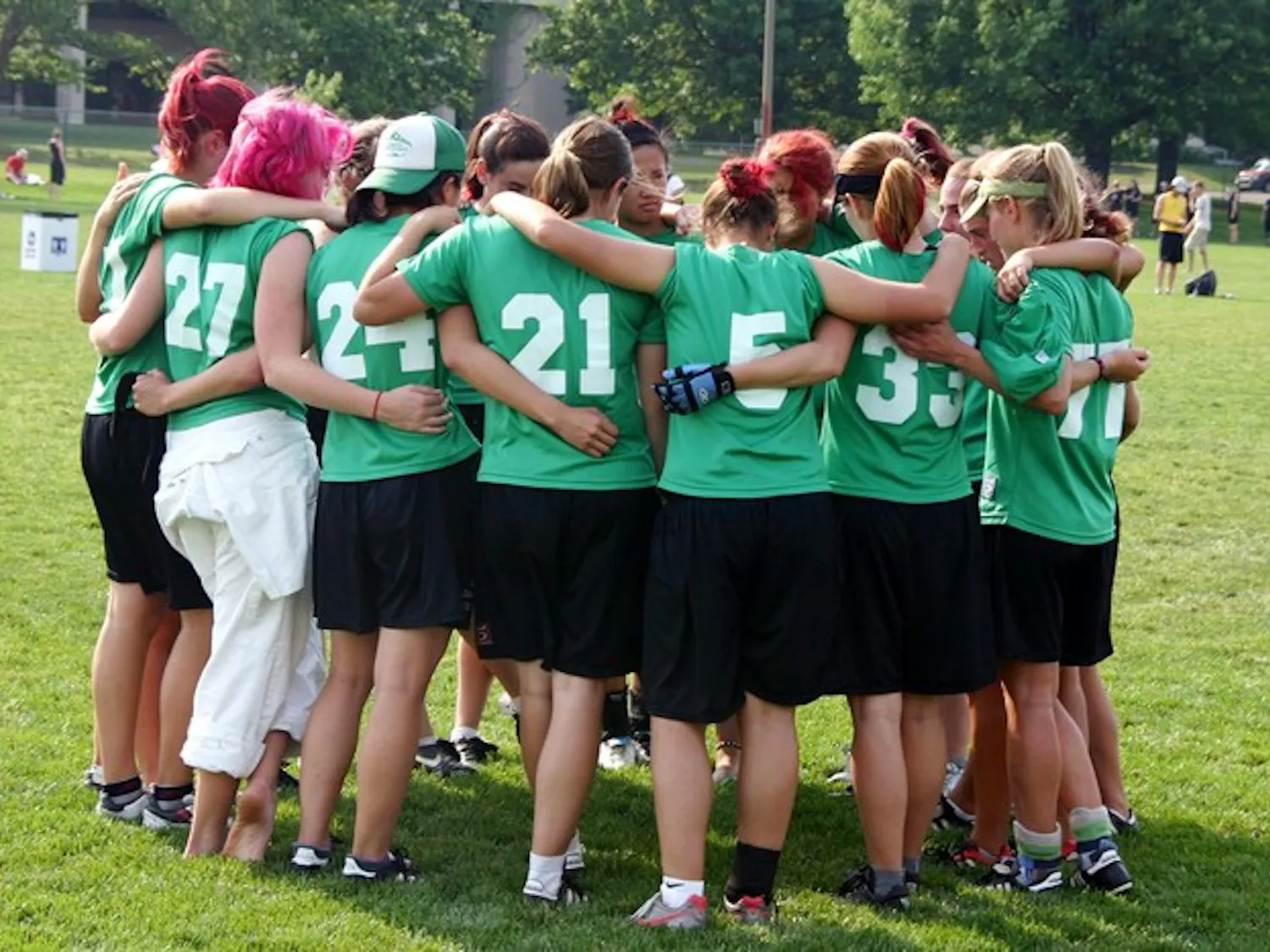 Princess Layout, the women's ultimate frisbee team, did not advance out of group play at the national tournament.