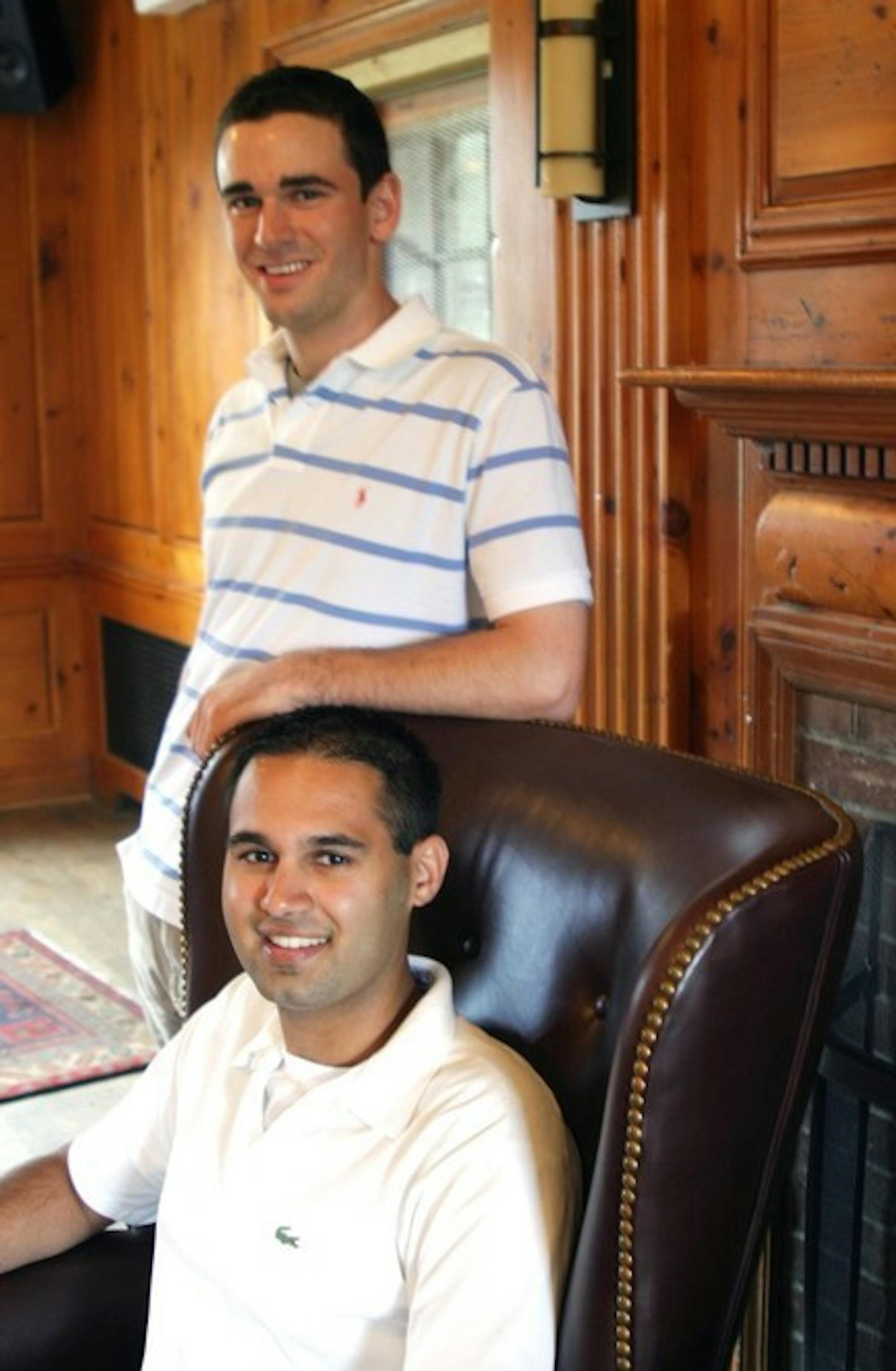 Jack Groetzinger '07 and Russell D'Souza '07 see their new company, Evolving Vox, as an attractive alternative to using an 