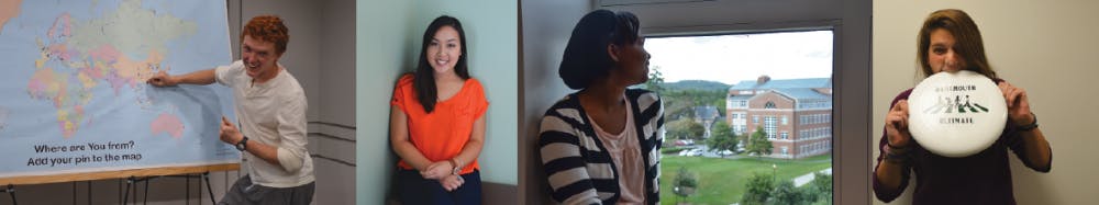 From left, meet Oliver Engelhart '18, Megan Batangan ’18, Maya Moten '18 and Lily Eisner '18.