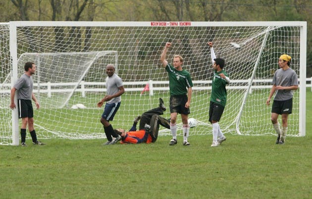The Tuck 'Green' team advanced past the group-play stage before losing to Tepper in the knockout round.