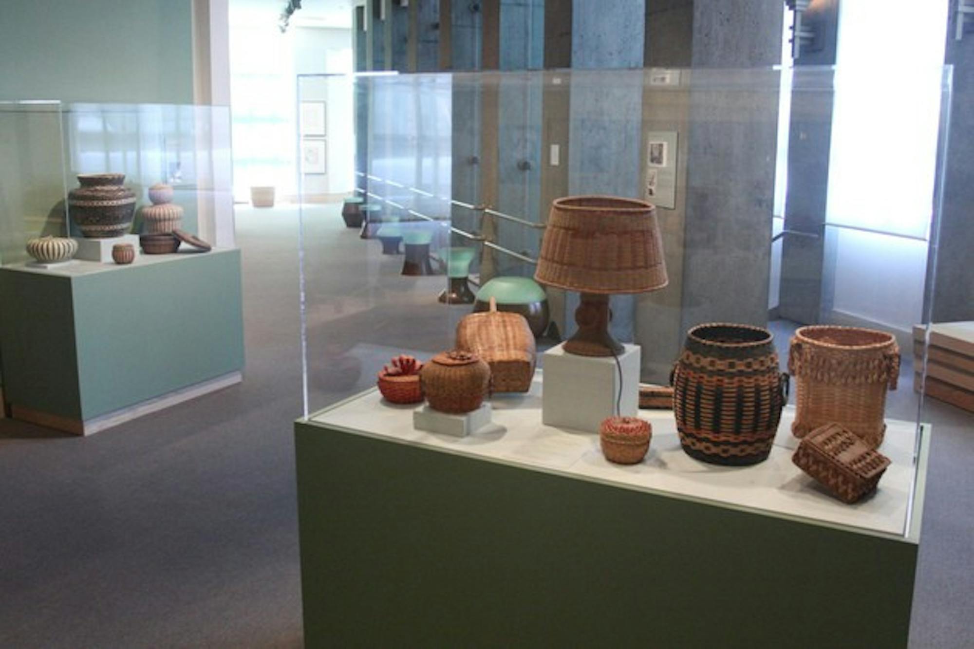 The Hood's basketry exhibit explores the politics of Native American-colonial relations.