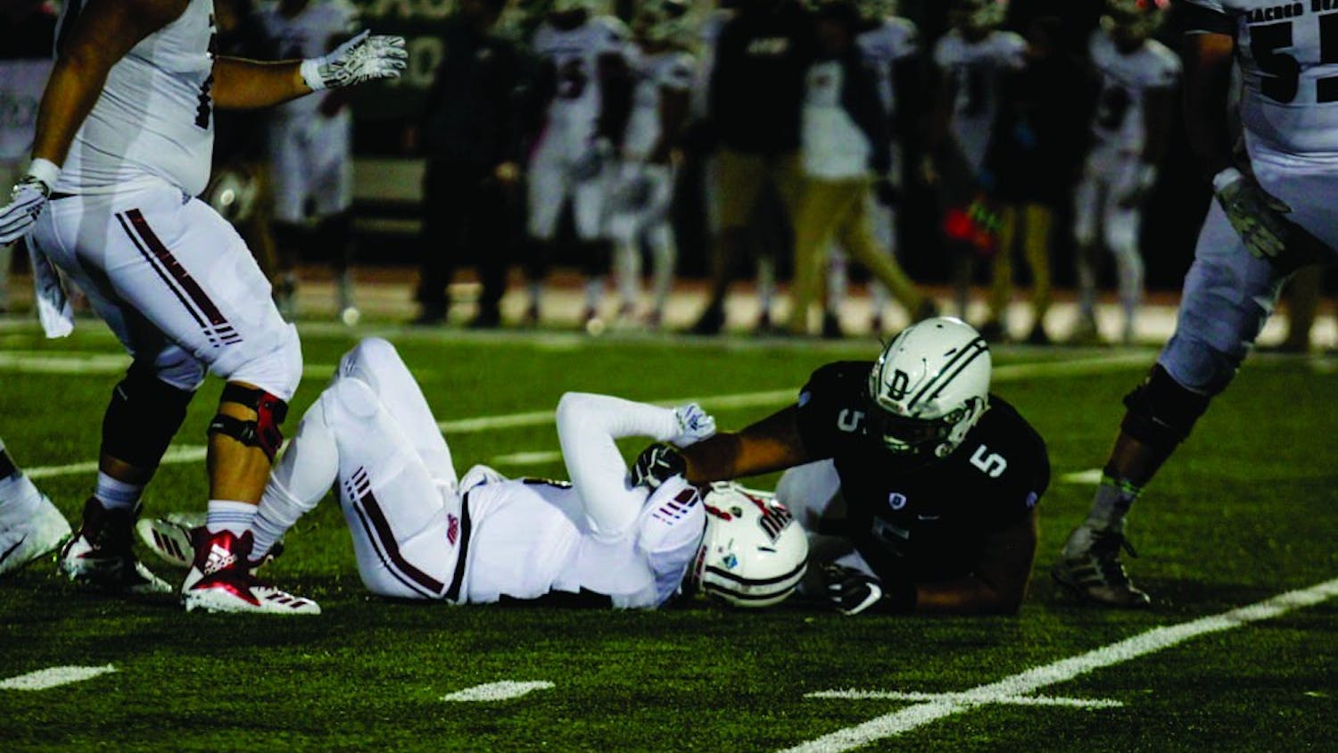 Behind a career-high 183 rush yards from Jared Gerbino ’20, the Big Green got out to an early lead and held on for a 24-17 win over Harvard University, ending a 15-year drought against the Crimson.