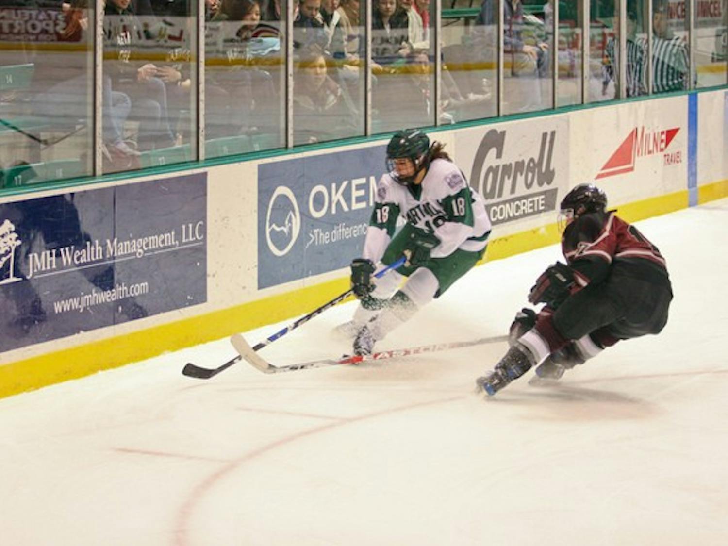 Maggie Kennedy '09 tallied one goal and one assist in the ECAC Championship game against RPI Sunday.