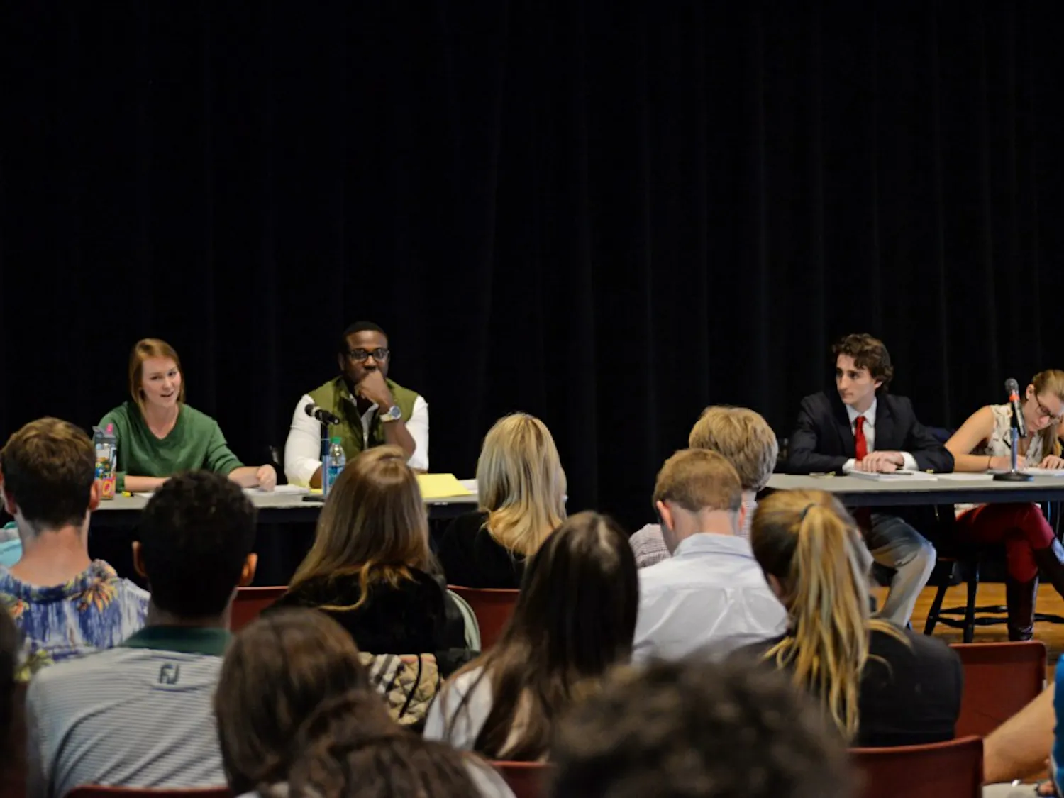 Student Assembly candidates debated in Collis Common Ground last Friday.