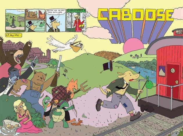 Comic strips loosely based on White River Junction offer varying interpretations of the town in 