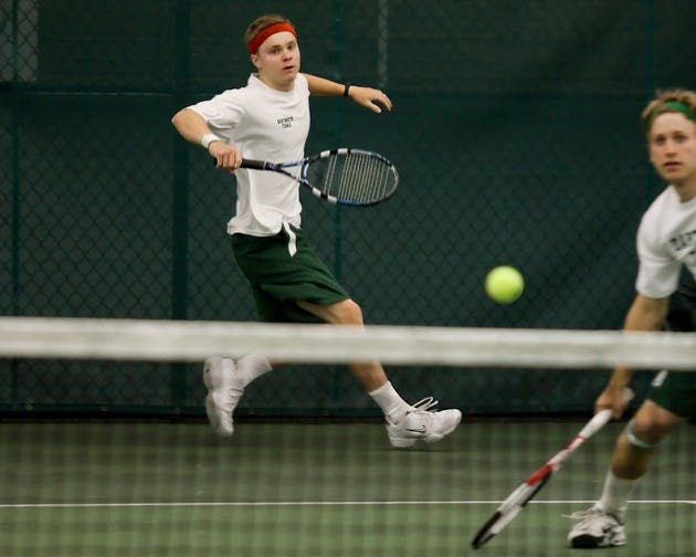 Dartmouth's No. 1 doubles team of Stephen Greif '11 and Dan Freeman '10 defeated Columbia on Saturday, 8-5.