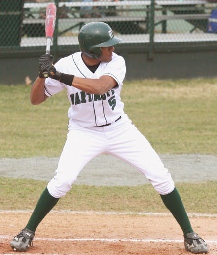 Damon Wright '08 had an RBI in game two against Cincinnati Sunday.