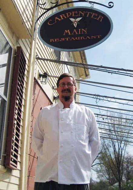 Bruce MacLeod '84, computer science major turned chef, became the owner of nearby French restaurant Carpenter & Main last month.