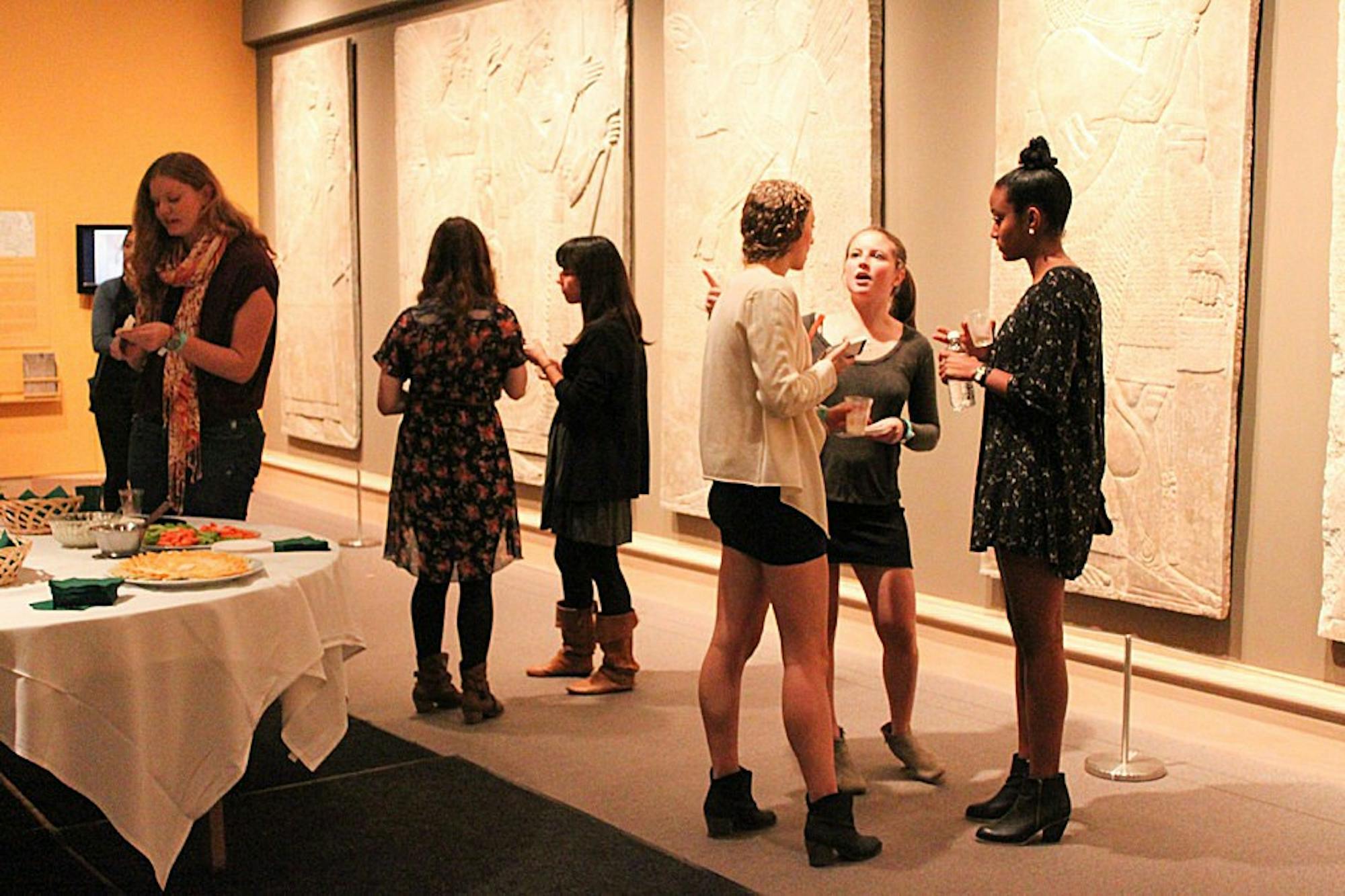 The Hood Museum of Art’s termly parties aim to expose students to art in a relaxed environment.