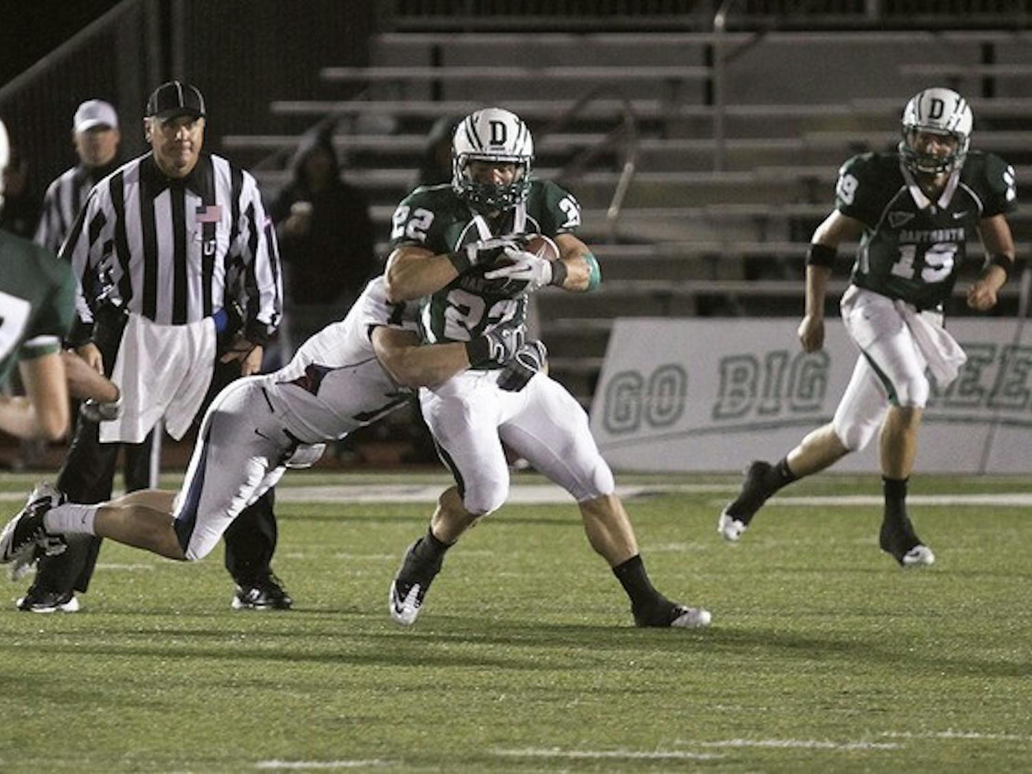 Nick Schwieger '12 leaves Dartmouth as the program's all-time leader in rushing yards with 3,150.