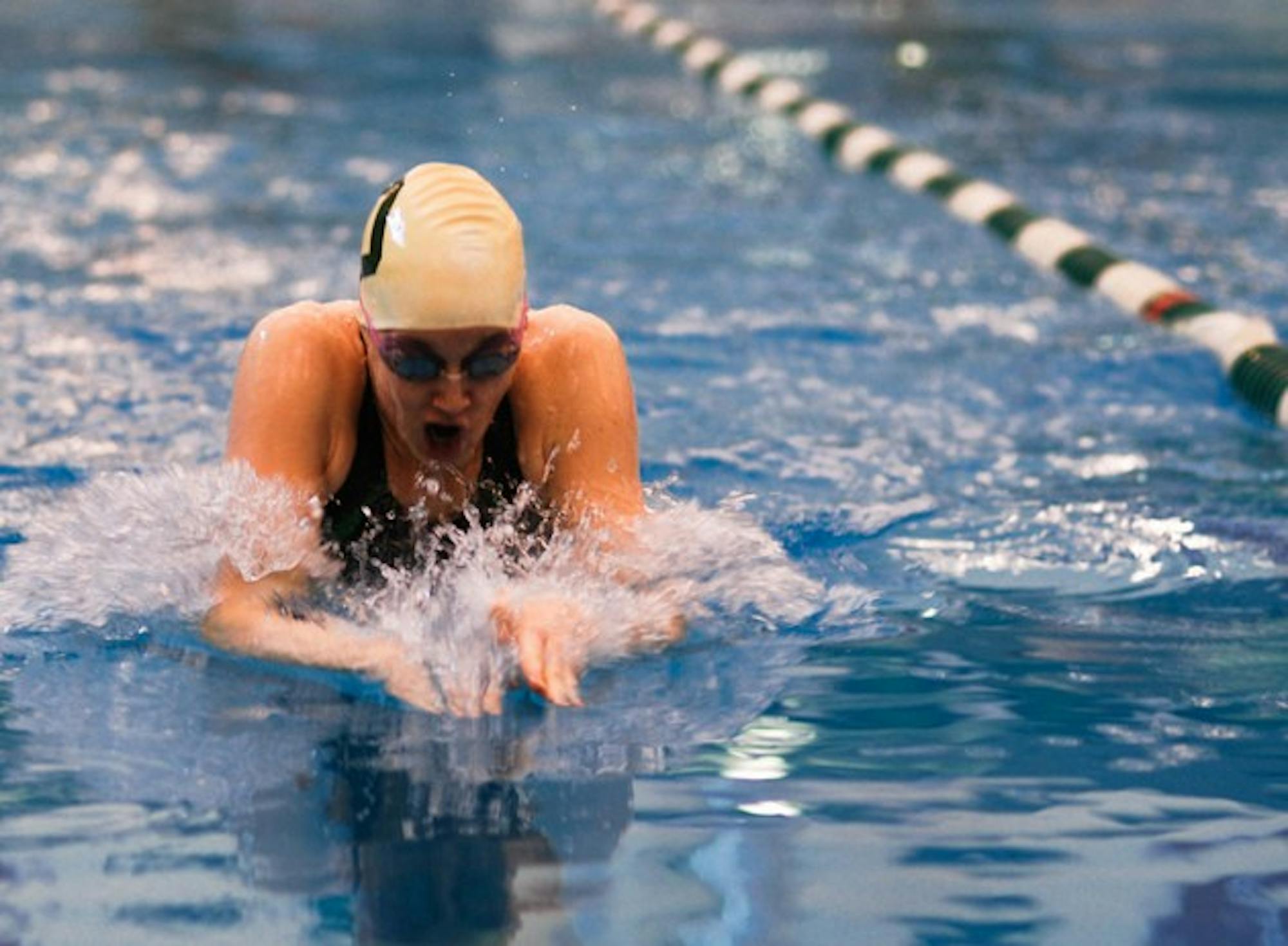 The women's swimming and diving team rallied behind a complete team effort to oust the visiting Terriers. The Big Green won both relay events and had a strong performance from its freshmen, defeating BU 154-146.