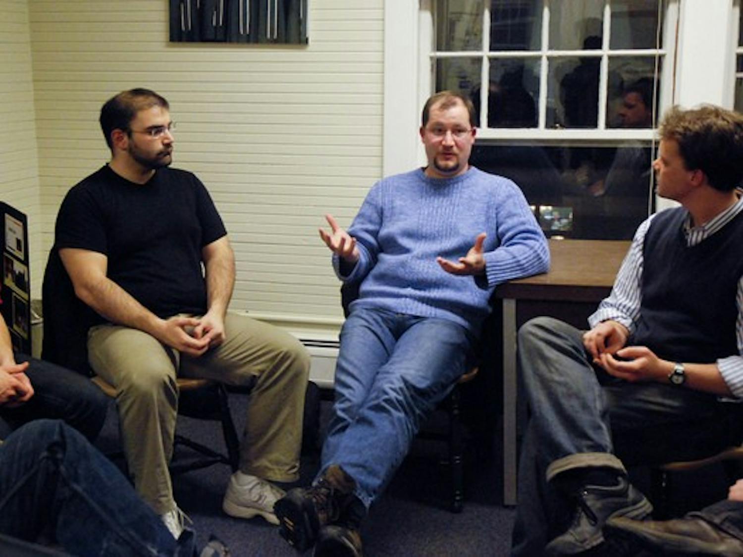 A new campus organization, Q-Faith, hosts its first discussion forum to examine the implications of sexuality in faith Tuesday evening.