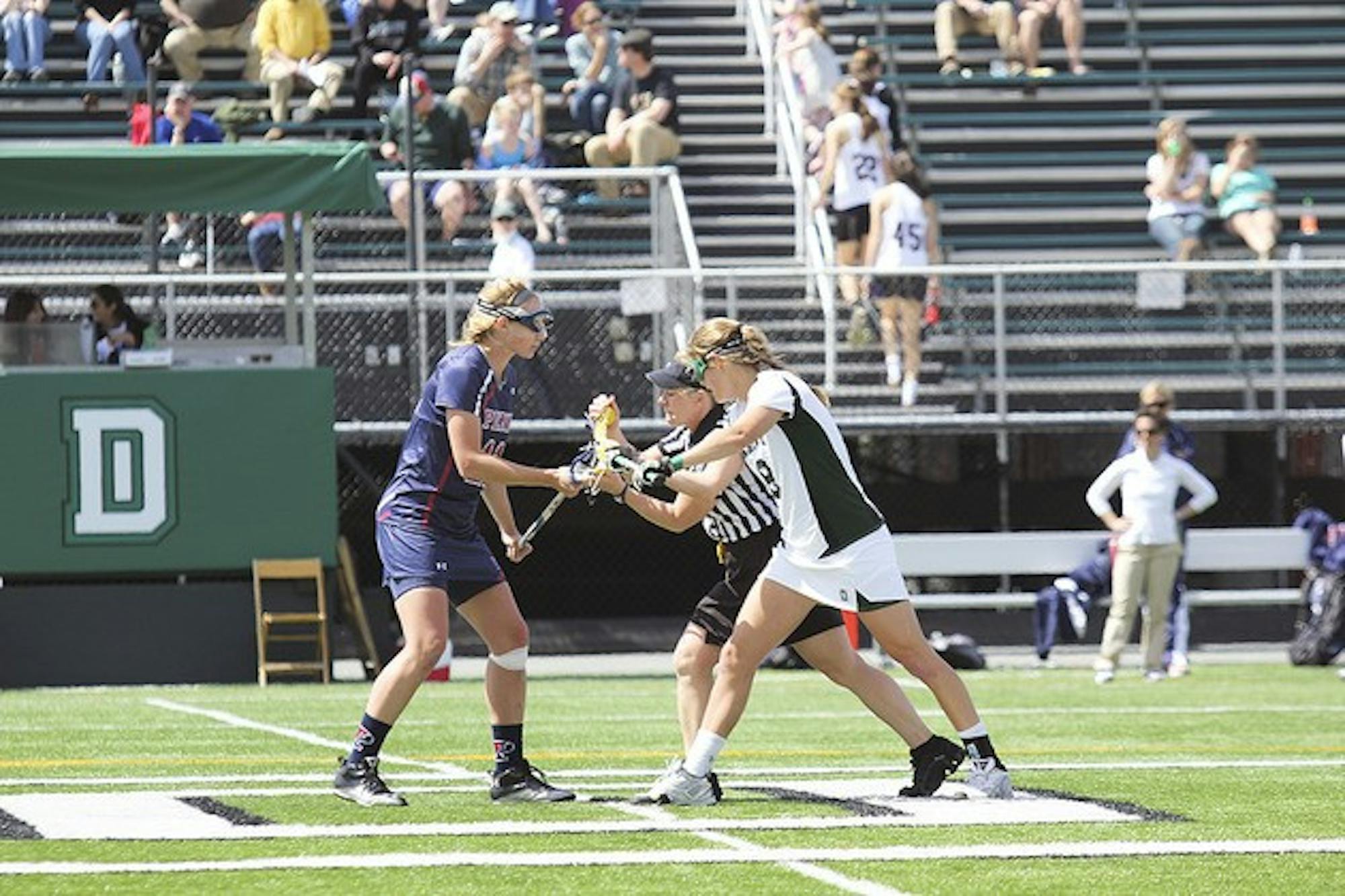 Women's lacrosse captain Sarah Plumb '12 led her team to an Ivy League Championship last weekend.