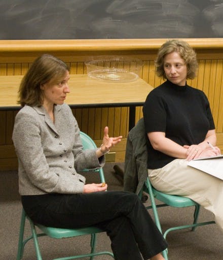 Administrators spoke with students Thursday about the College Review Committee's report on changes for the Committee on Standards.