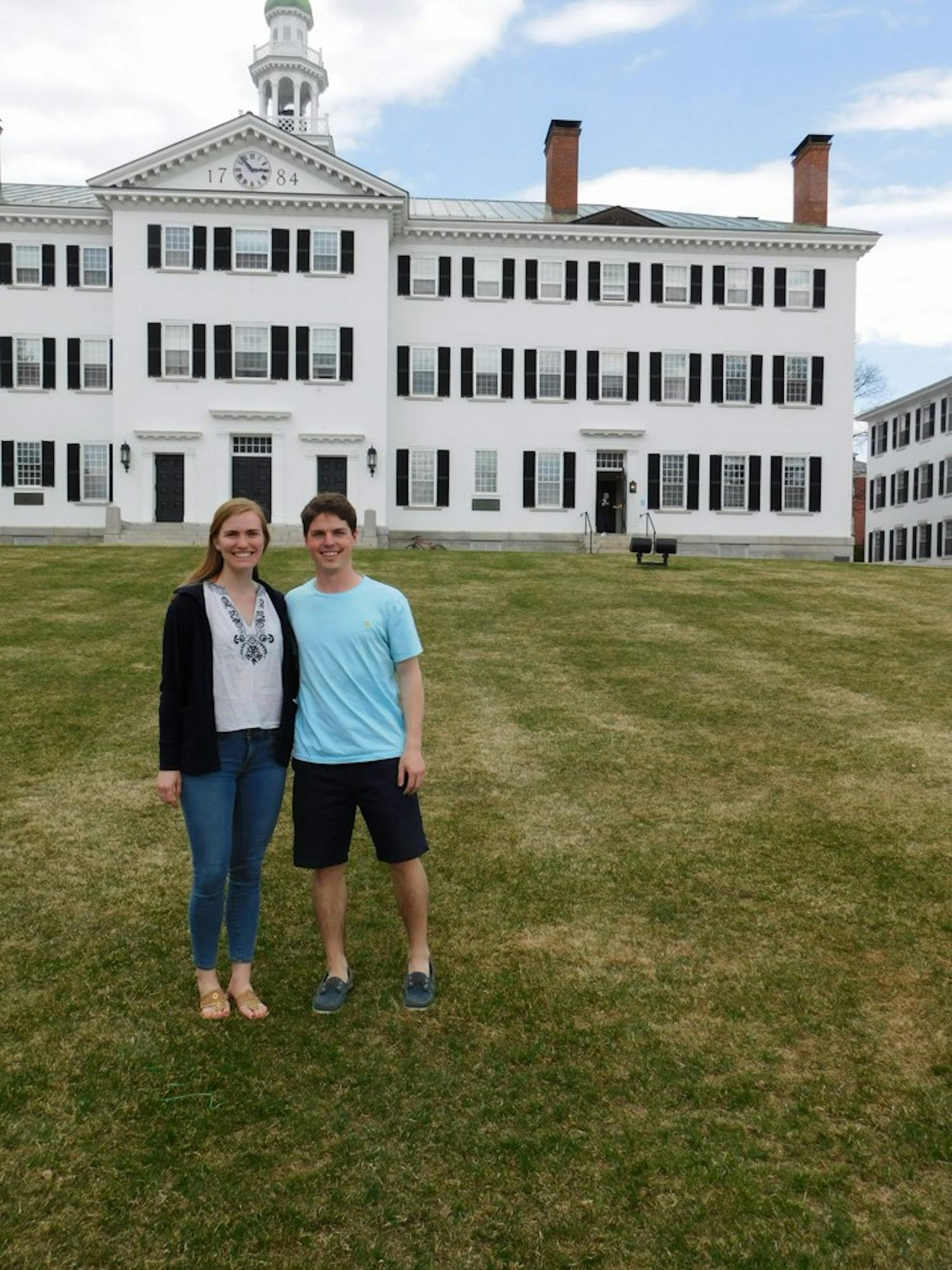 Nick Harrington '17 and Sally Portman '17 were elected as Student Assembly president and vice president.