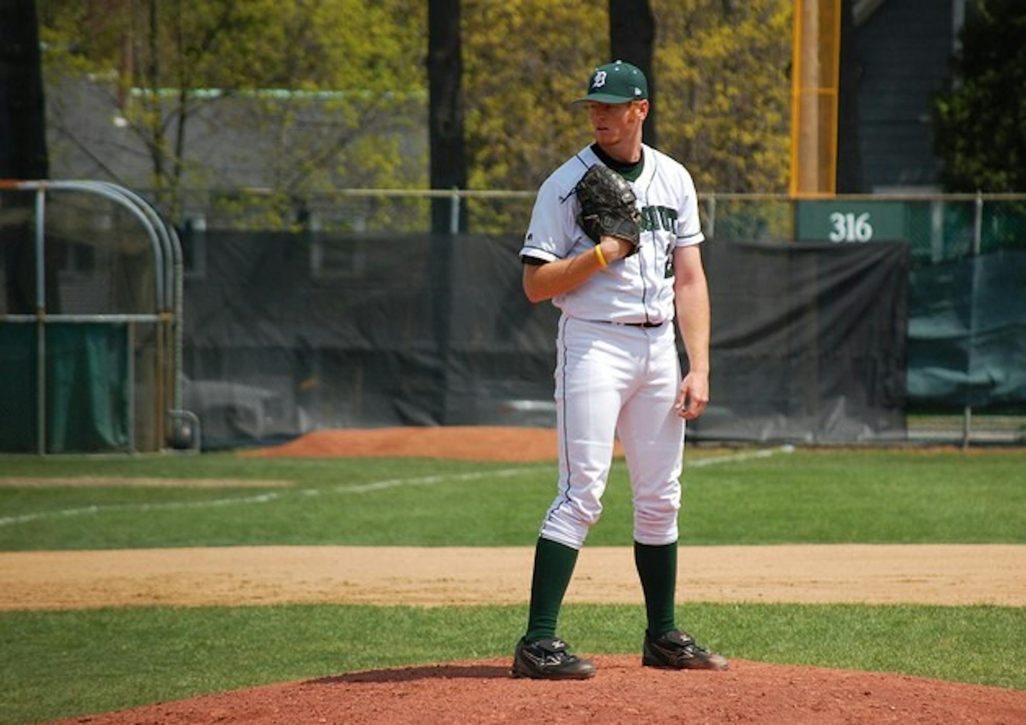 Russell Young '08 compiled a 3.16 earned run average and 27 strikeouts in 37 innings of Ivy League play.