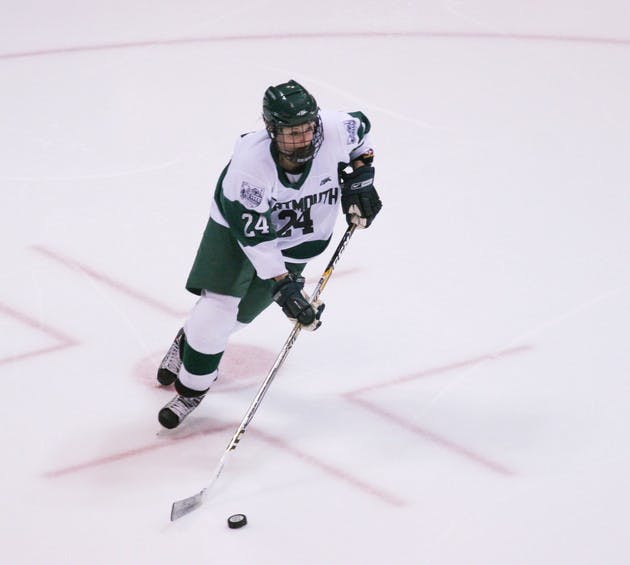 After a balanced first two periods, the Big Green women's hockey team outplayed Providence to gain a 7-3 victory.
