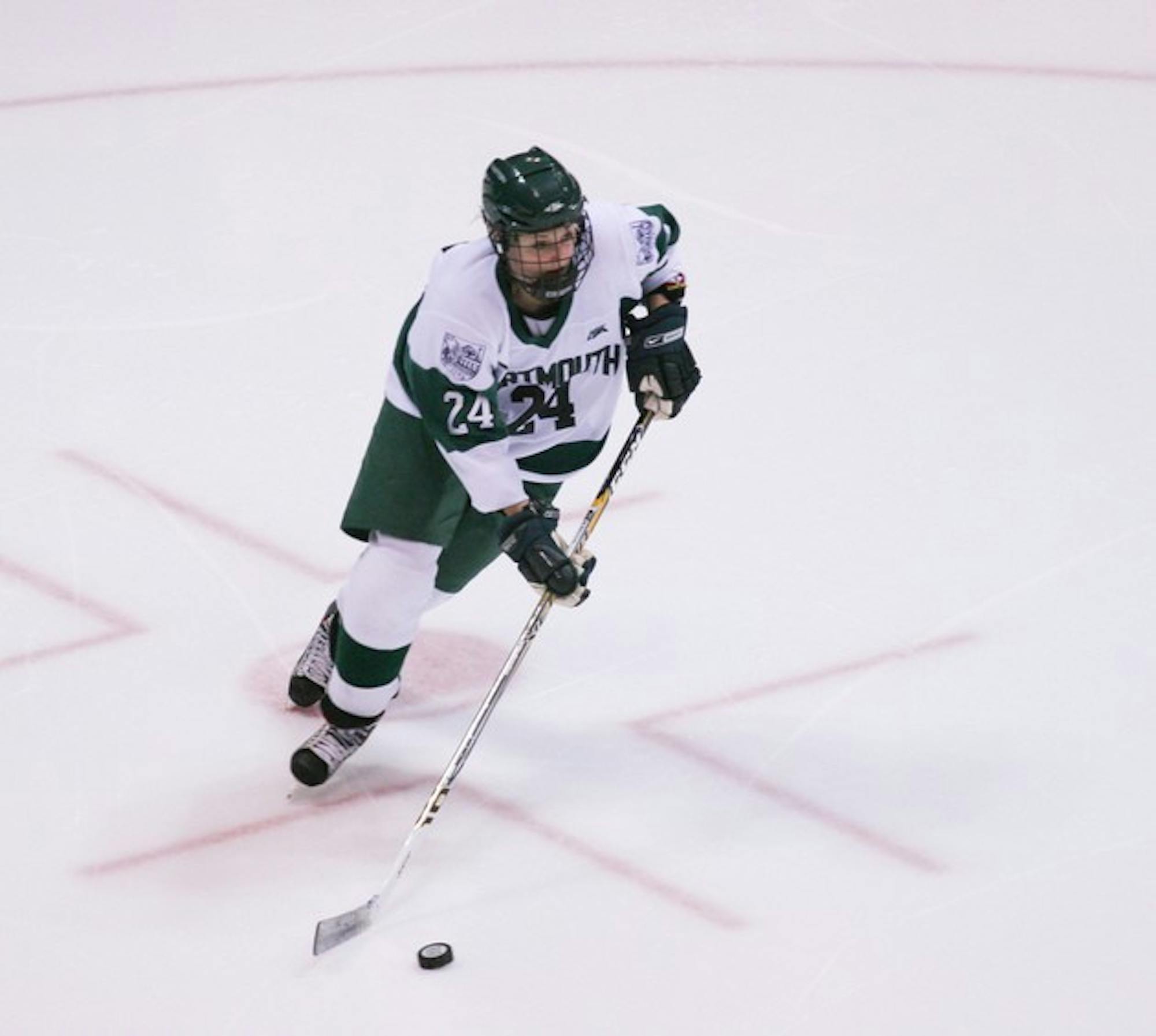 After a balanced first two periods, the Big Green women's hockey team outplayed Providence to gain a 7-3 victory.