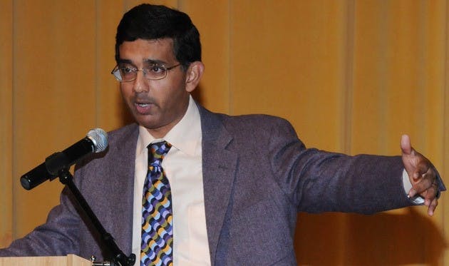 Conservative author and filmmaker Dinesh D'Souza '83 resigned as president of the King's College following allegations of an extramarital affair.
