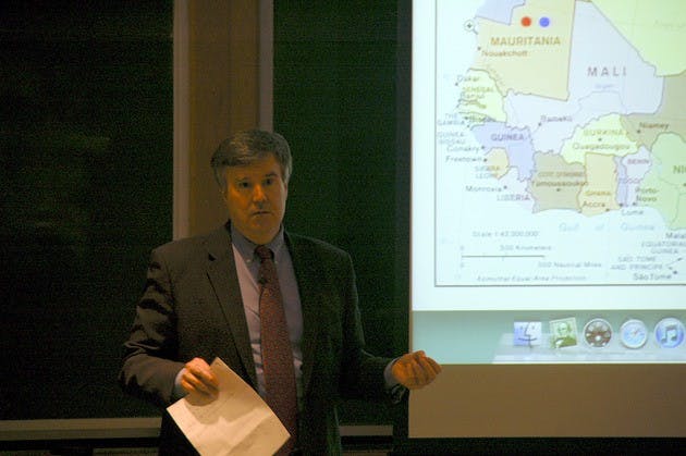 University of Vermont professor Gregory Gause examined the causes and effects of Middle East protests at Tuesday's 