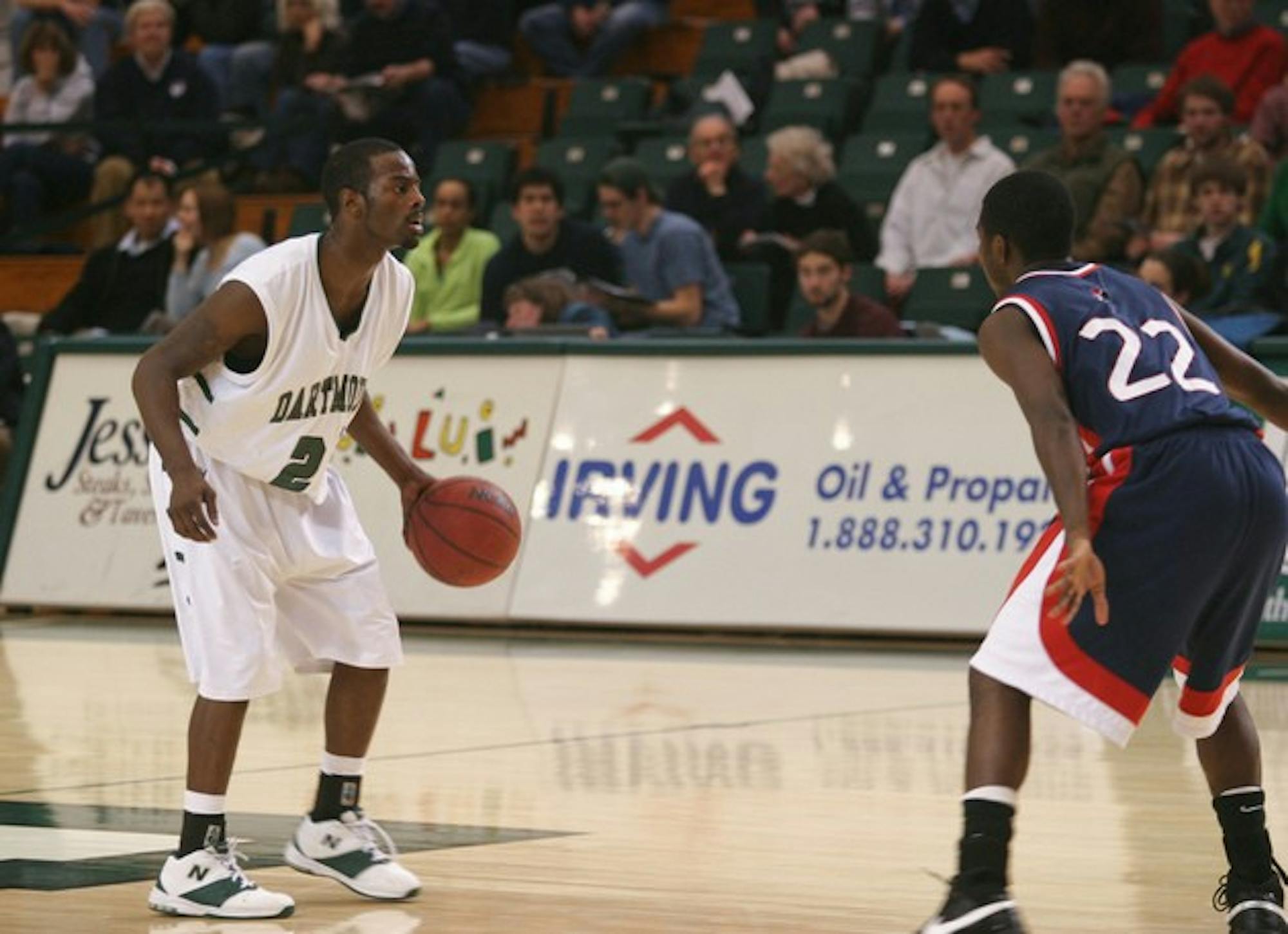 Dartmouth disappointed a large crowd against Penn on Friday but was able to defeat Princeton on Saturday.