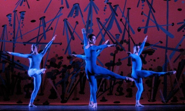 The commissioned Merce Cunningham piece was odd, but very original.