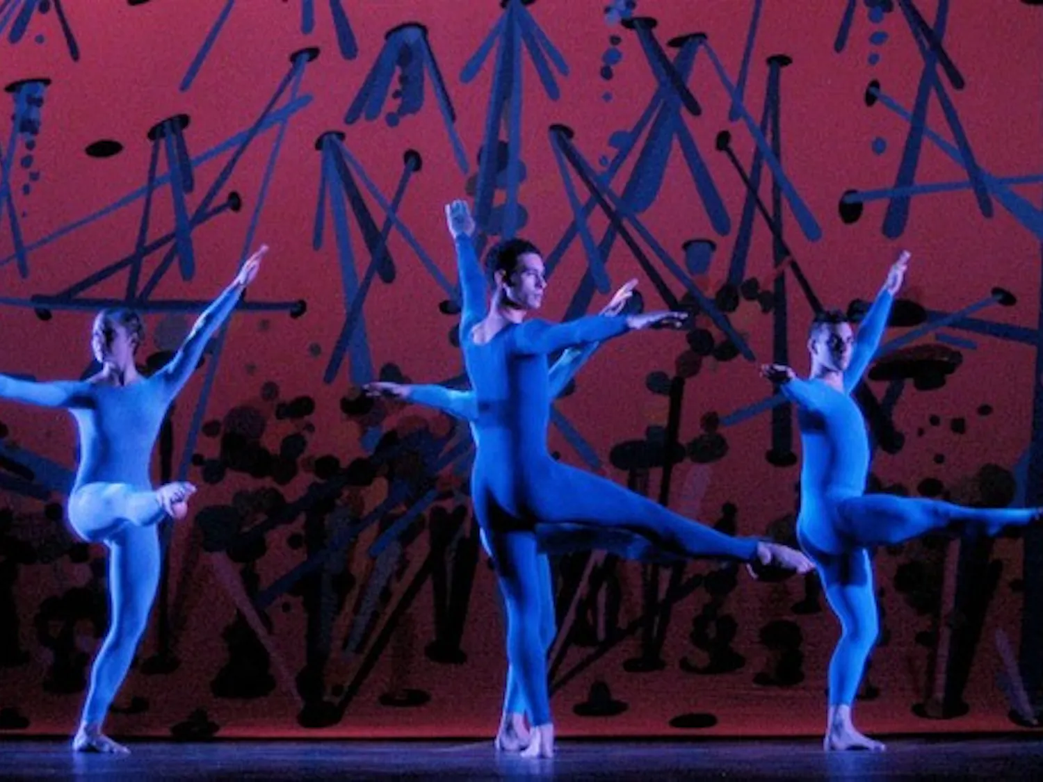 The commissioned Merce Cunningham piece was odd, but very original.
