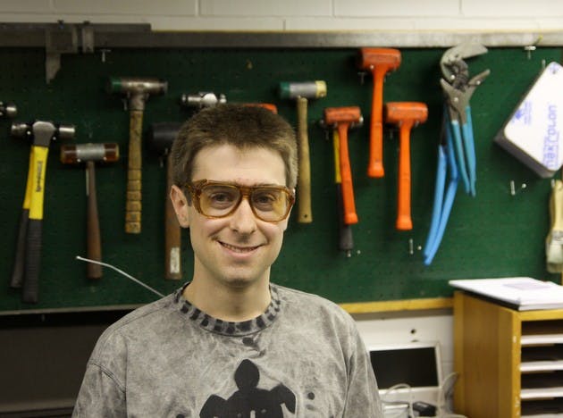 Thayer School of Engineering student Jacob Jurmain '08 is working on a new invention that could help military personnel avoid roadside bombs.