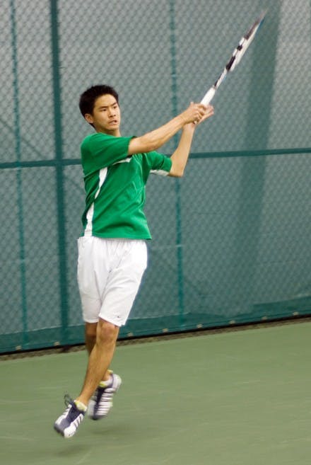 Justin Tzou '10 was Dartmouth's biggest surprise at the ITAs, making it to the quarterfinals before falling to the tournament's ninth-seeded player.
