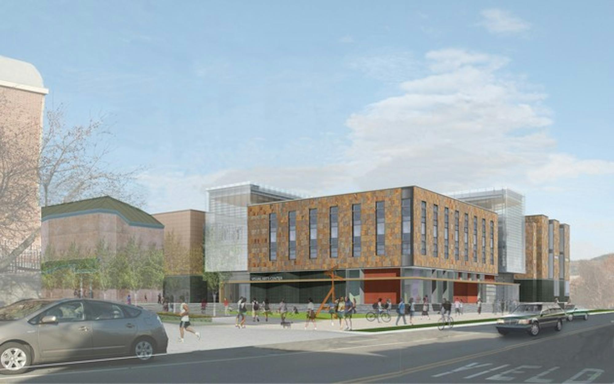 Plans for a new $52 million visual arts center were released this week.