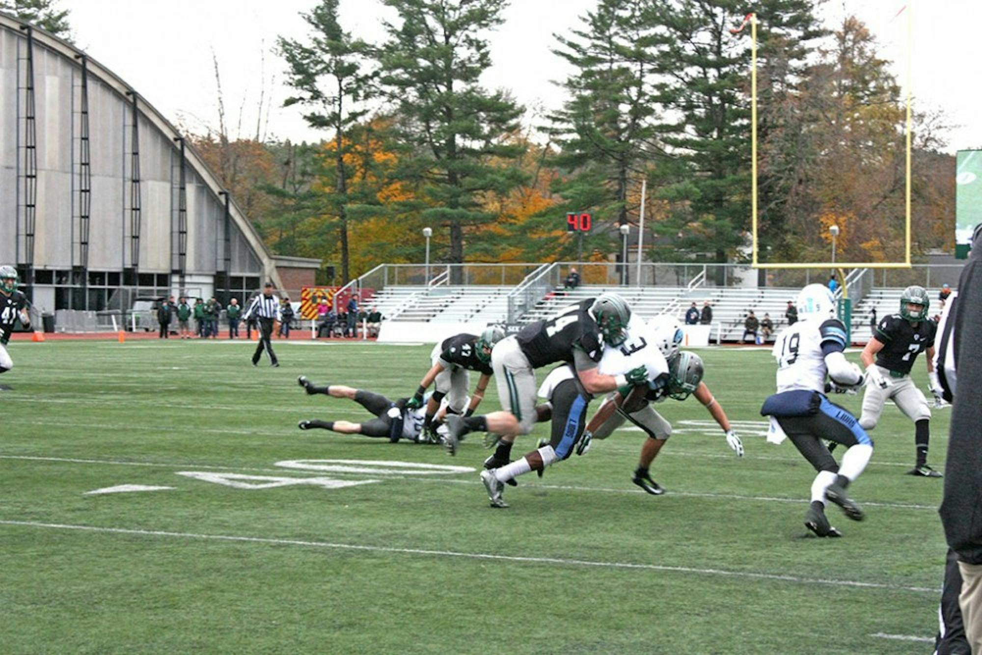In 2010, Dartmouth eliminated all tackling from its practices to reduce injuries.