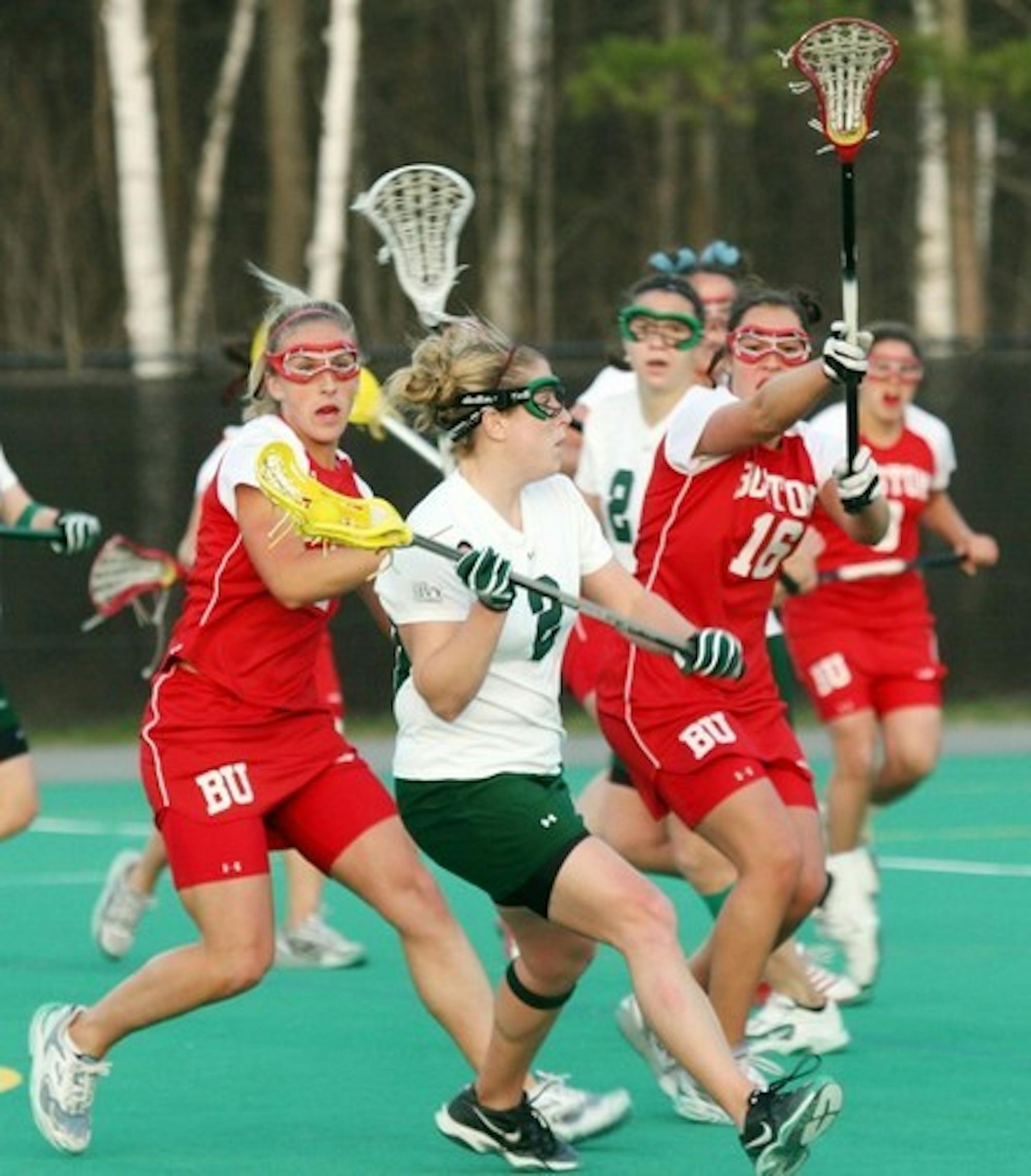 The women's lacrosse team is gearing up to play Princeton this weekend.