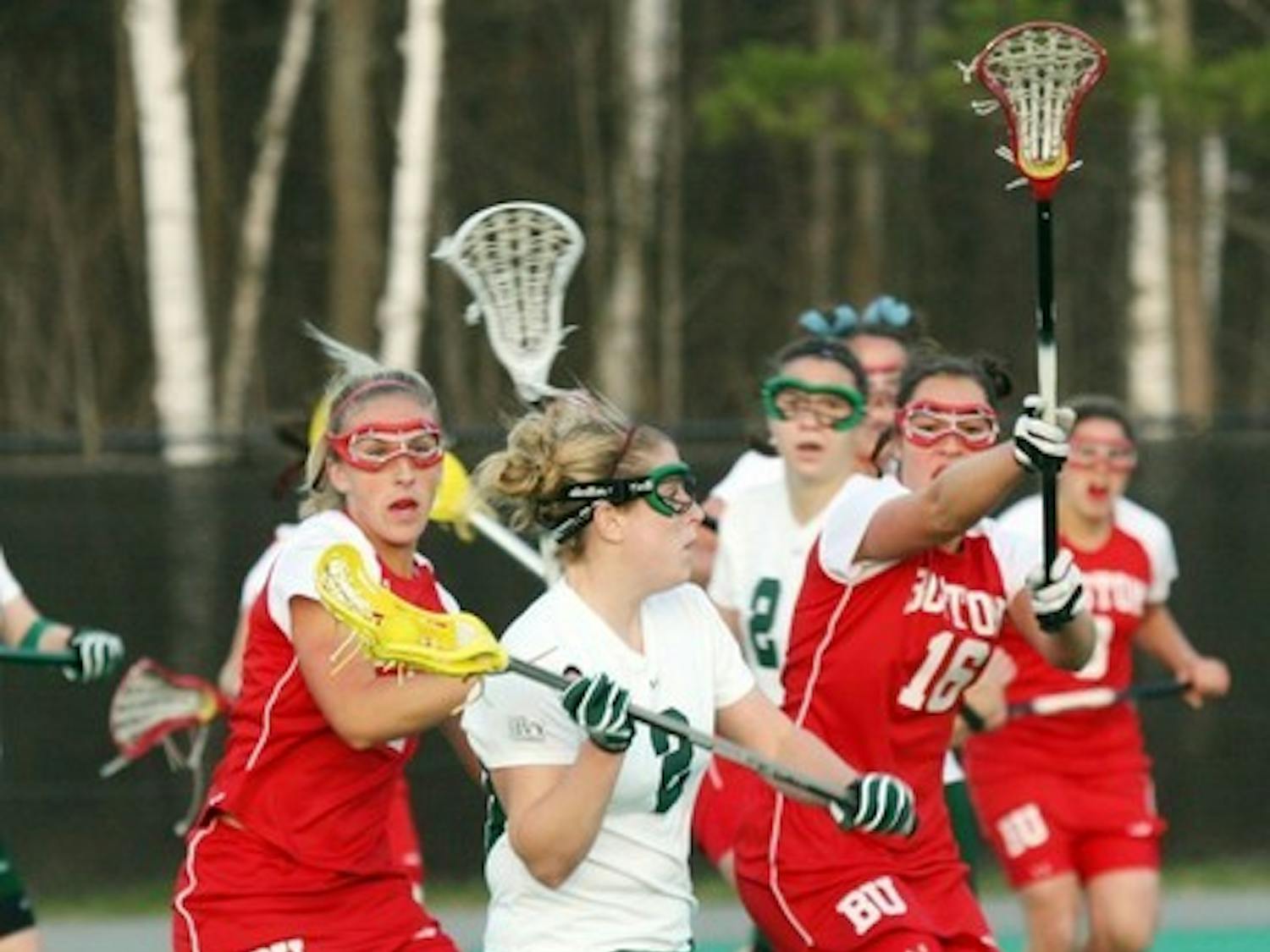 The women's lacrosse team is gearing up to play Princeton this weekend.