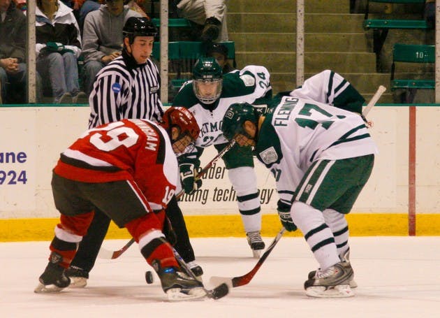The Big Green men's hockey team knocked off No. 11 Clarkson on Saturday, improving its record to 6-7-1 overall and 3-6-1 in the ECAC.