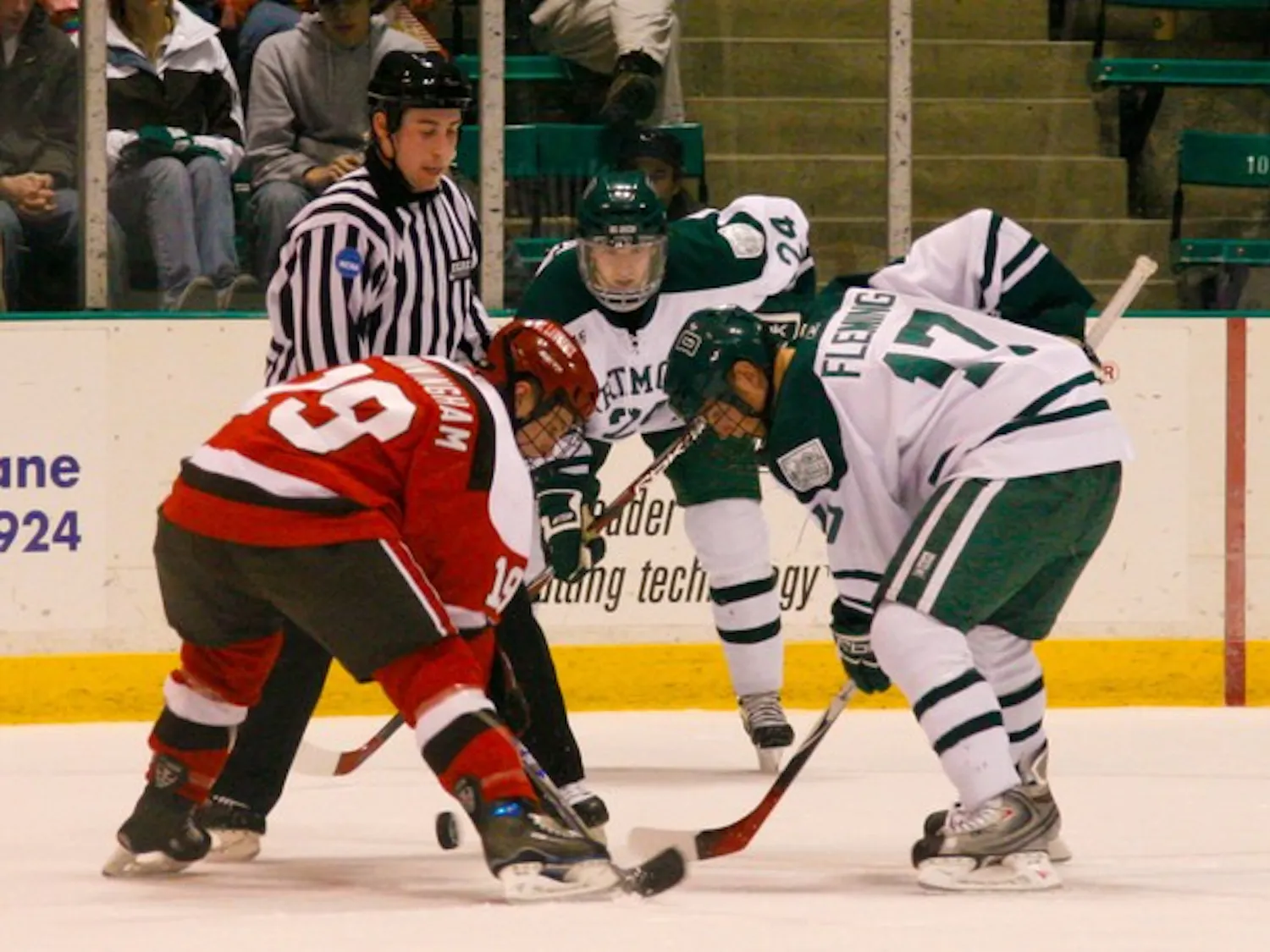 The Big Green men's hockey team knocked off No. 11 Clarkson on Saturday, improving its record to 6-7-1 overall and 3-6-1 in the ECAC.