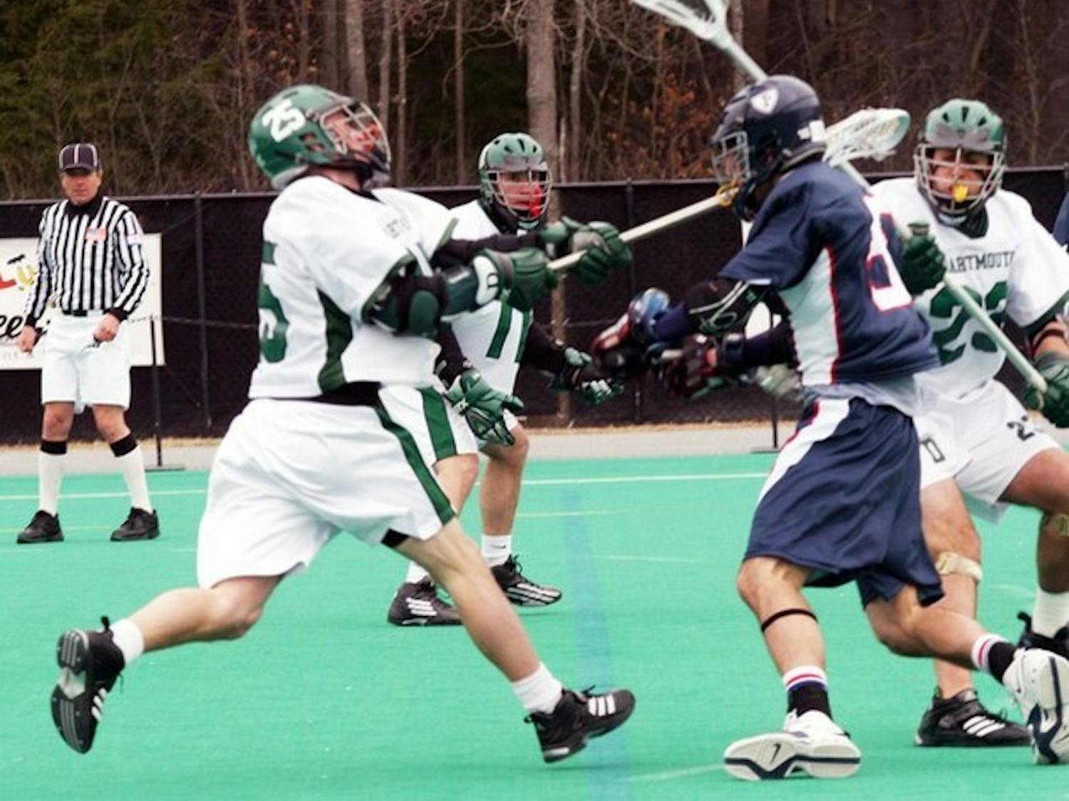Dartmouth squandered an early 6-1 lead in a crushing 10-9 loss to Penn.