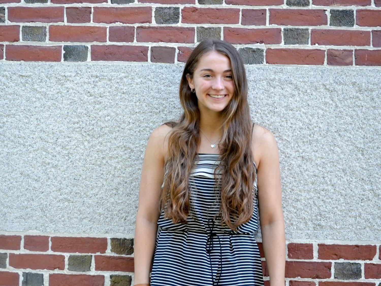 Julianna Docking '18 hopes to meet new people and try being uncomfortable during her next few years.