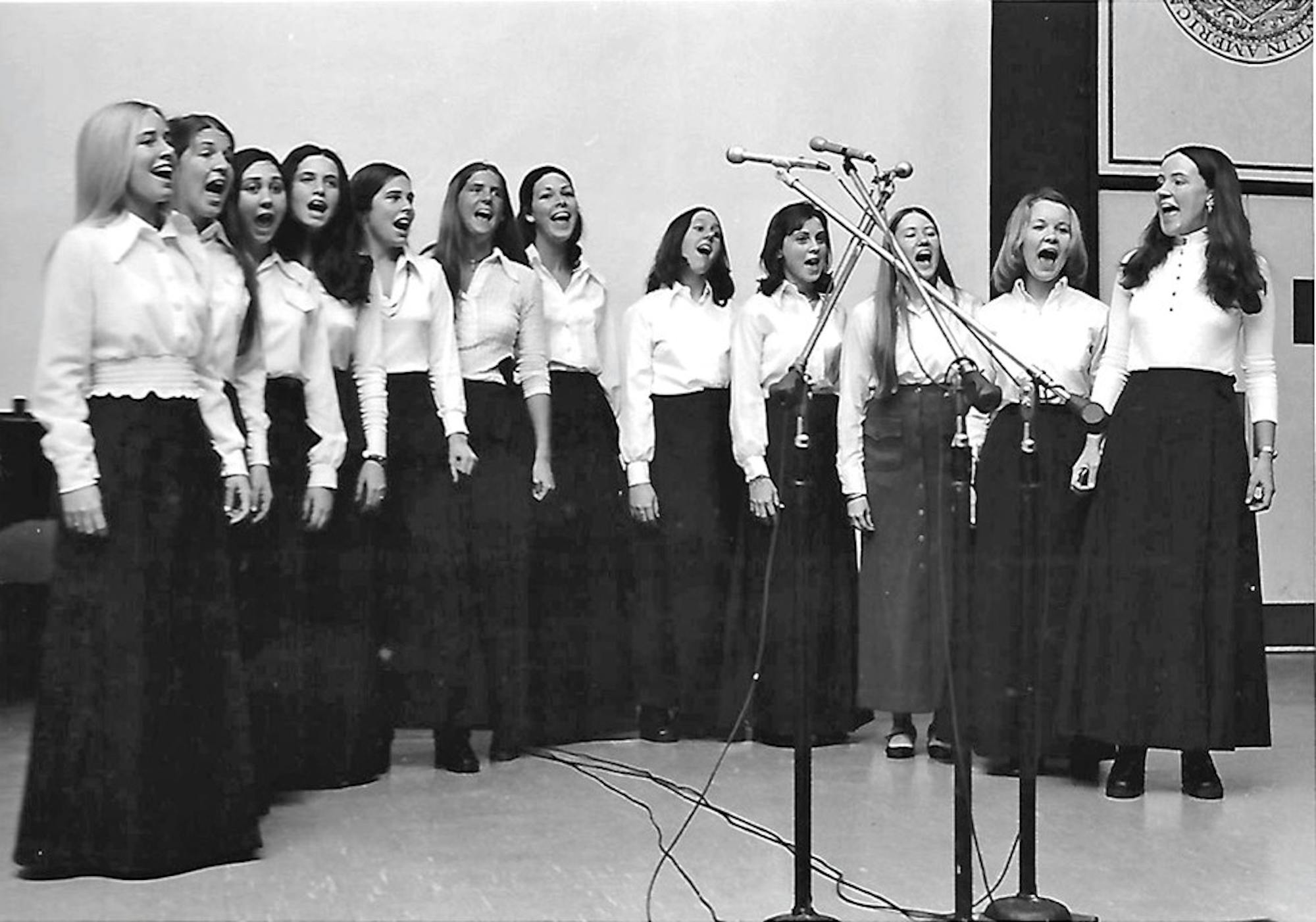 The Decibelles are the College's oldest all-female a cappella group