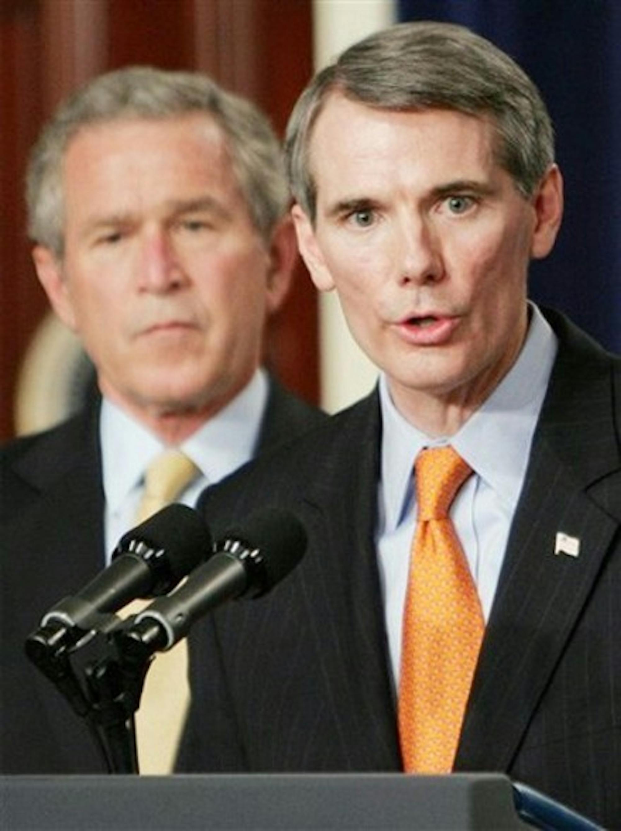 The U.S. Senate confirmed Dartmouth graduate Rob Portman '78 to direct the President Bush's Office of Management and Budget.