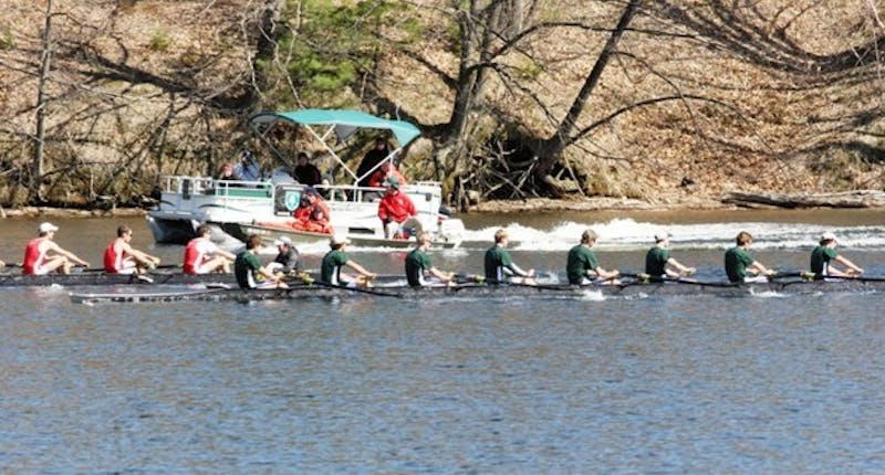 After the Big Green first varsity beat Cornell for the Baggaley Bowl, Cornell won the second and third varsity races.