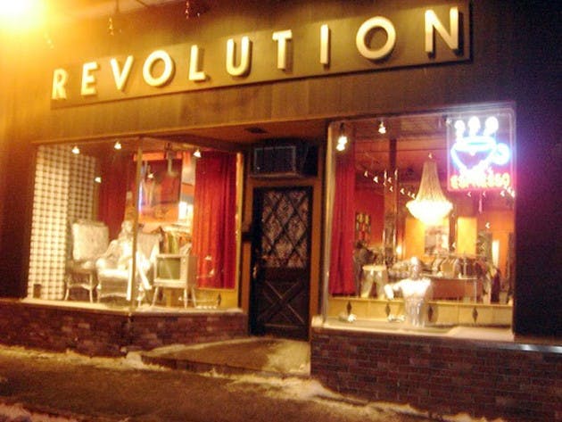 Revolution, in White River Junction, Vt., now features the used clothing of many high-end designers, which it sells at reduced prices.