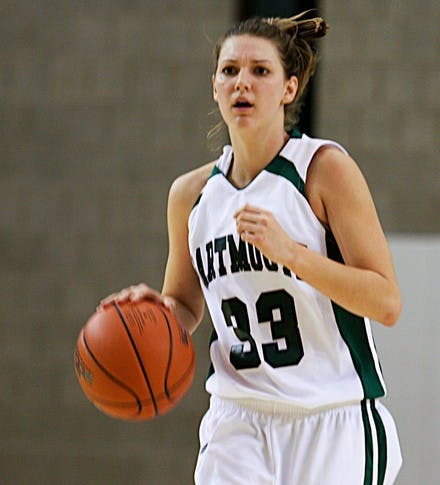 Koren Schram '09 received the Class of 1976 Award, given to Dartmouth's top female athlete, at the Celebration of Athletic Excellence Monday.