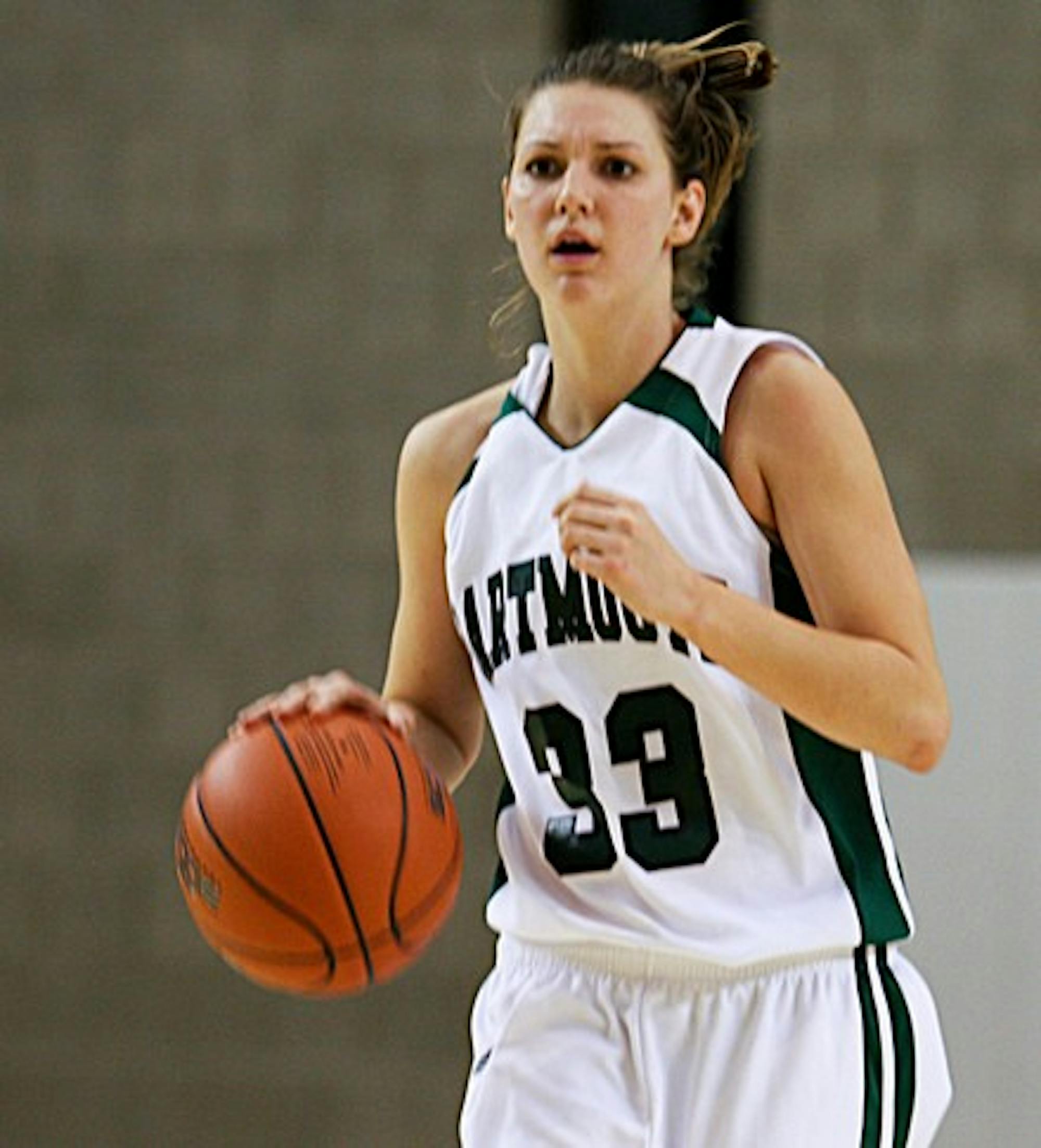 Koren Schram '09 received the Class of 1976 Award, given to Dartmouth's top female athlete, at the Celebration of Athletic Excellence Monday.