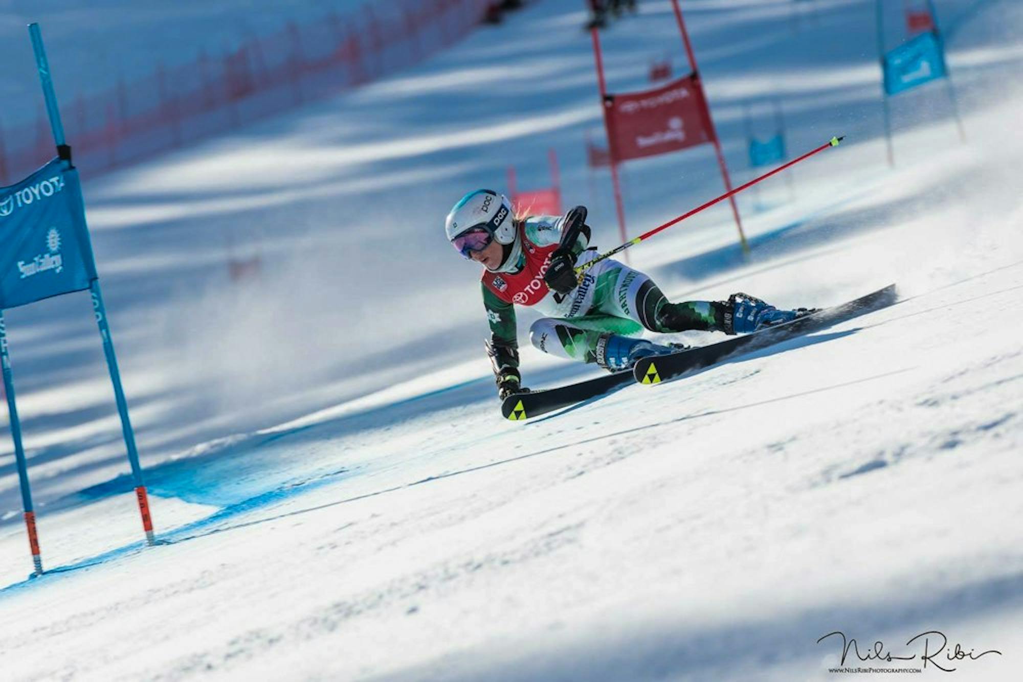 In addition to competing for Dartmouth her senior year, Foreste Peterson ’18 made her World Cup debut in the FIS World Cup this past fall.