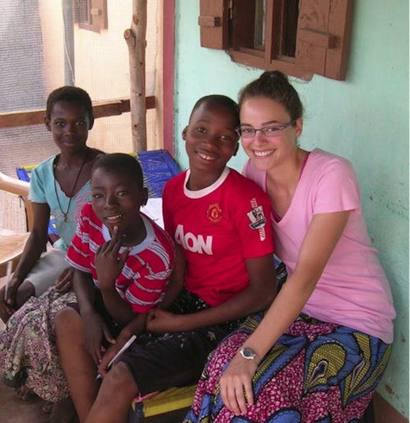 Emily Jones '08, whose two-year Peace Corps assignment in Togo ends in November 2012, has worked to improve the local education system.