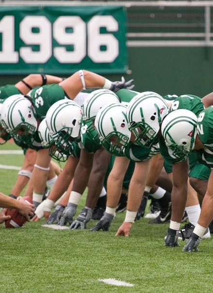 Dartmouth's defense showed improvement last week at Penn, but the team will have a challenge trying to stop Yale's All-American tailback Mike McLeod.