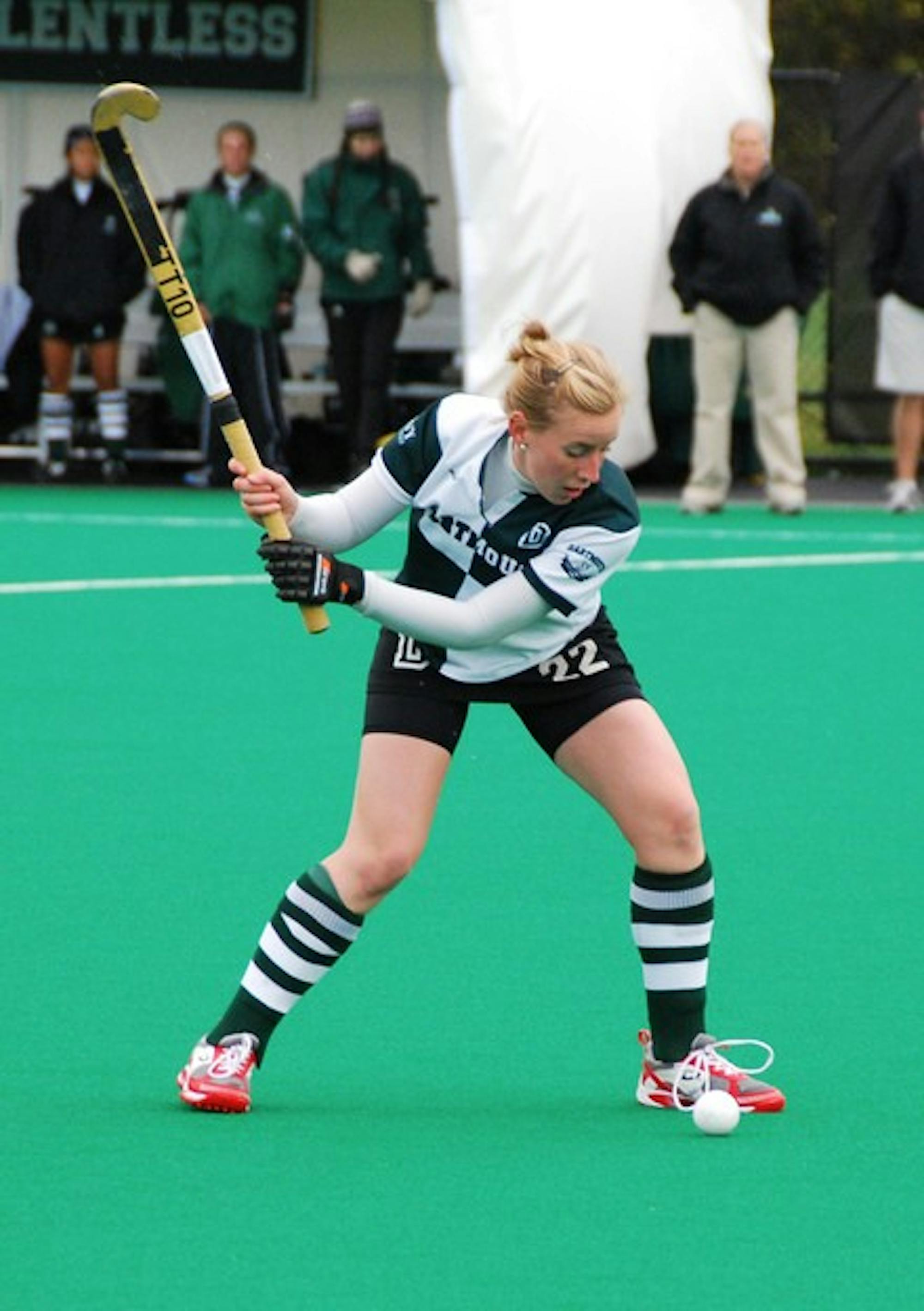 Virginia Peisch '11 tied the Dartmouth record for assists in a single season, notching two on Saturday to bring her total to 14 as Dartmouth won 3-2.