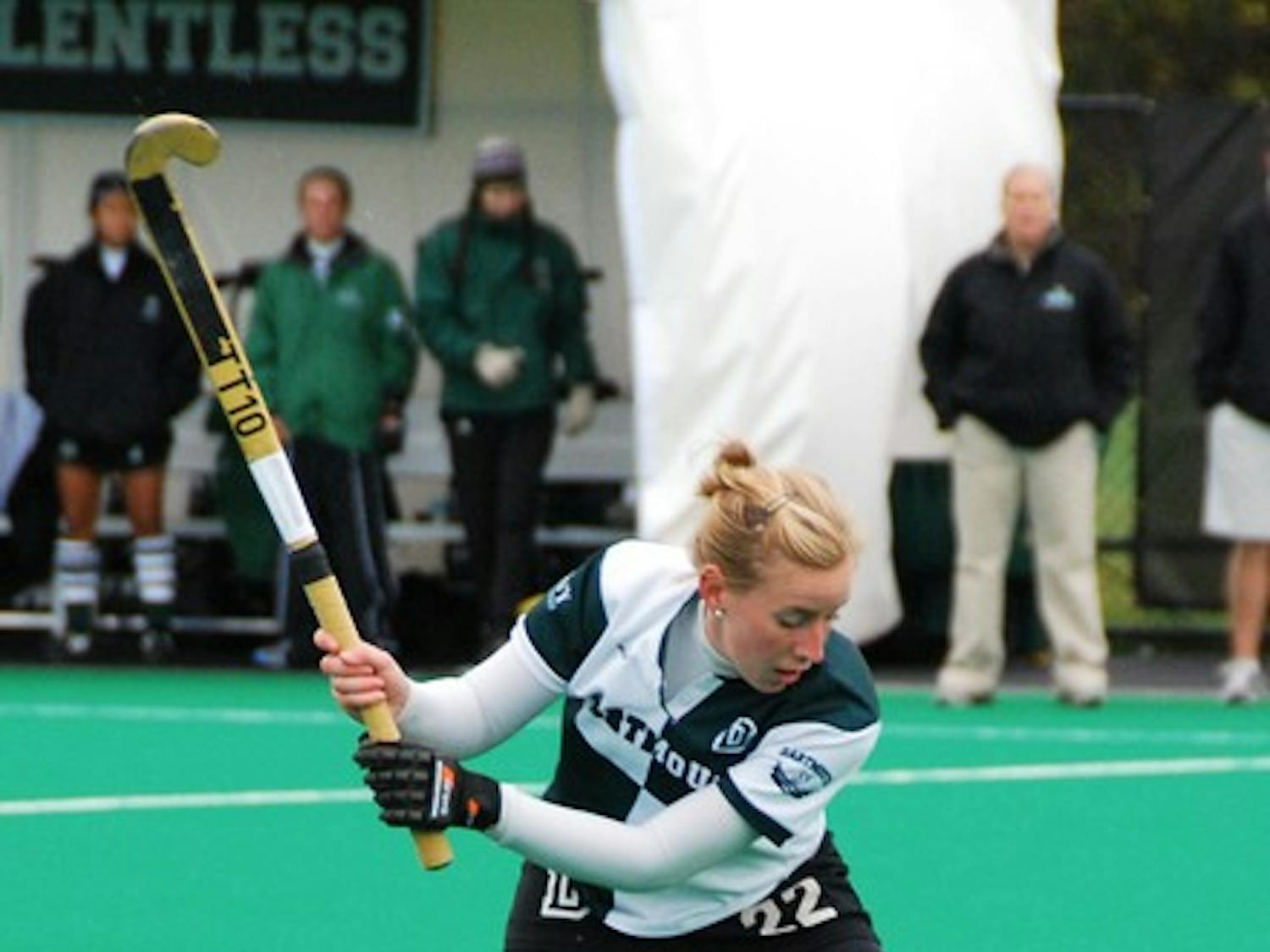 Virginia Peisch '11 tied the Dartmouth record for assists in a single season, notching two on Saturday to bring her total to 14 as Dartmouth won 3-2.